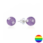 Ohrstecker Amethyst 6mm