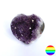 Amethyst Druse Herz 95mm