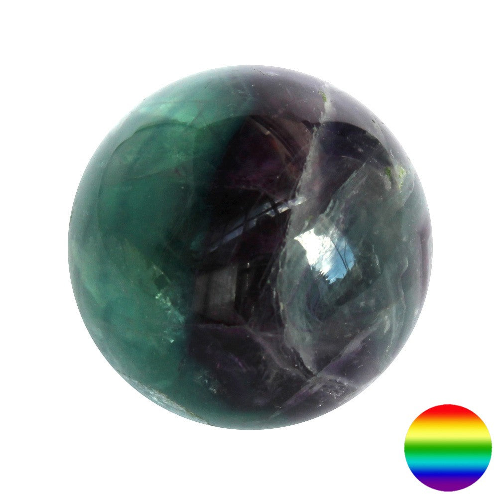 Edelstein-Kugel Fluorit 4,5cm