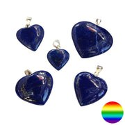 Herz Anhänger Lapis Lazuli 28mm