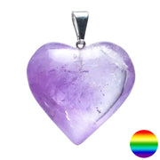 Anhänger Herz Amethyst 25mm