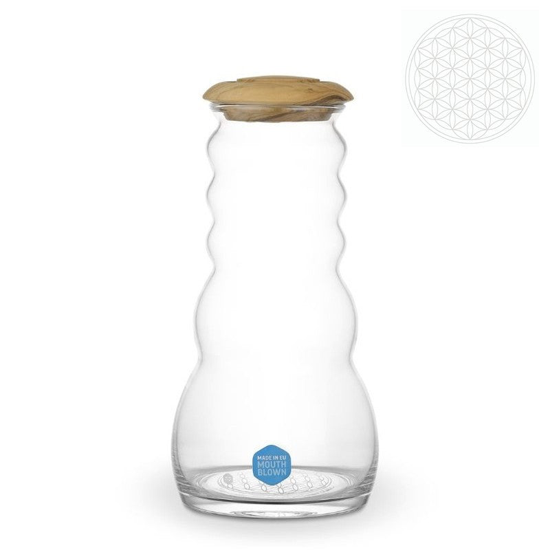 Wasserkrug Cadus Weiss Olive 1 Liter