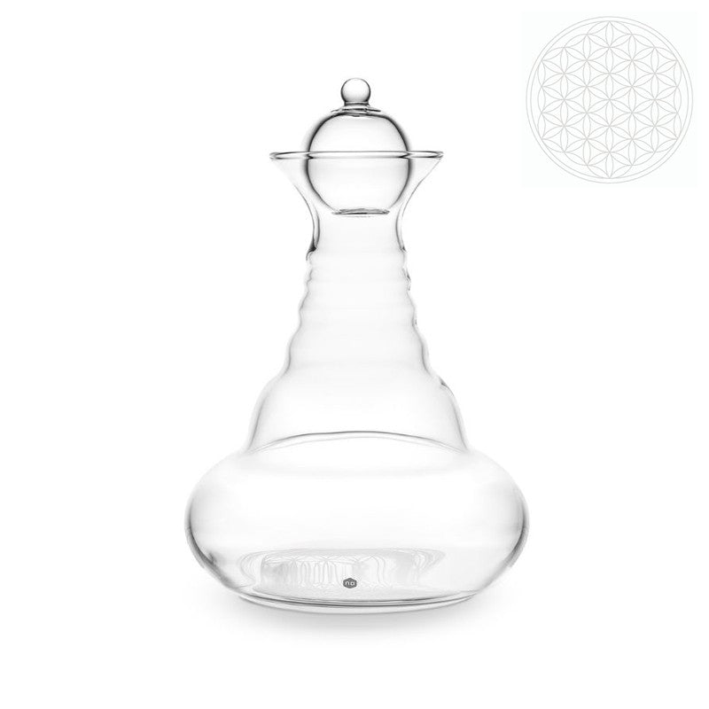 Alladin 1,3 Liter Vitalkaraffe weisse Lebensblume Natures Design