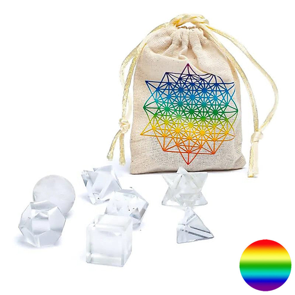 Heilige Geometrie-Set - 7-teilig |  Bergkristall