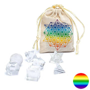 Heilige Geometrie-Set - 7-teilig |  Bergkristall