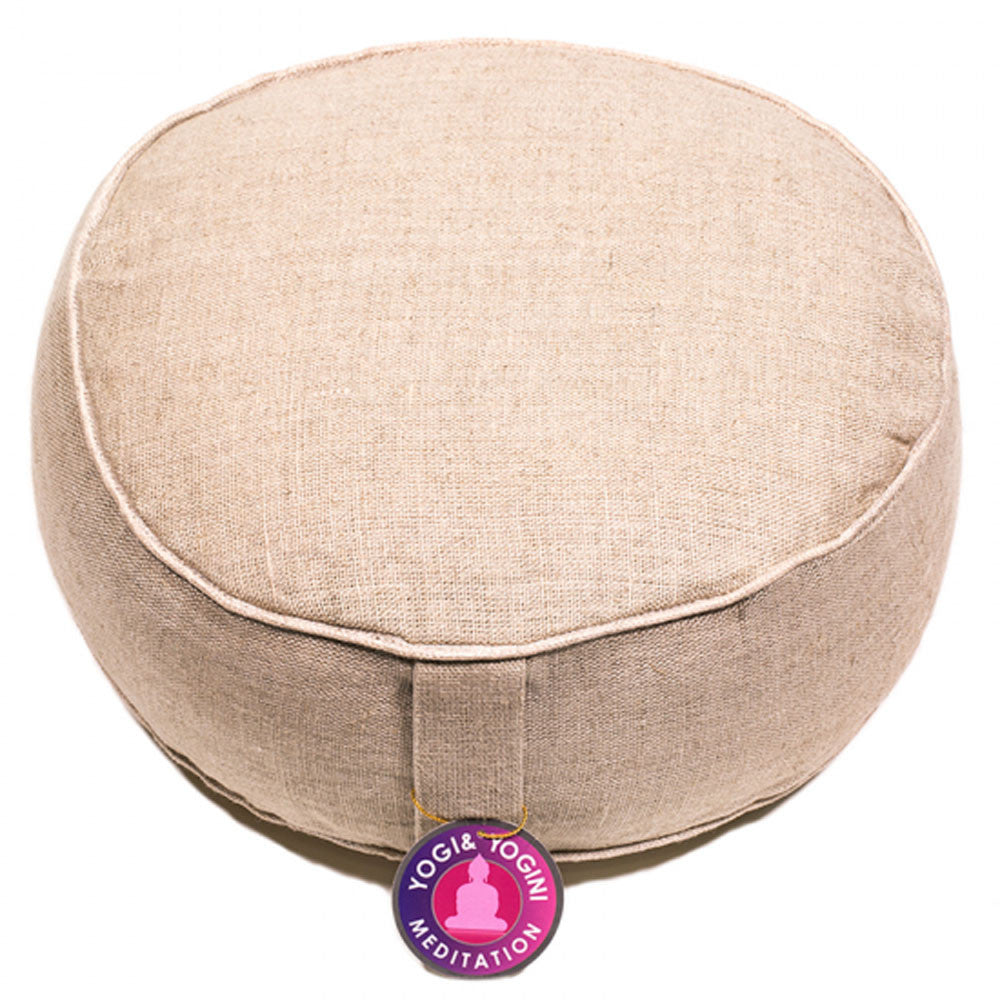 Hanf Meditations-Kissen – beige