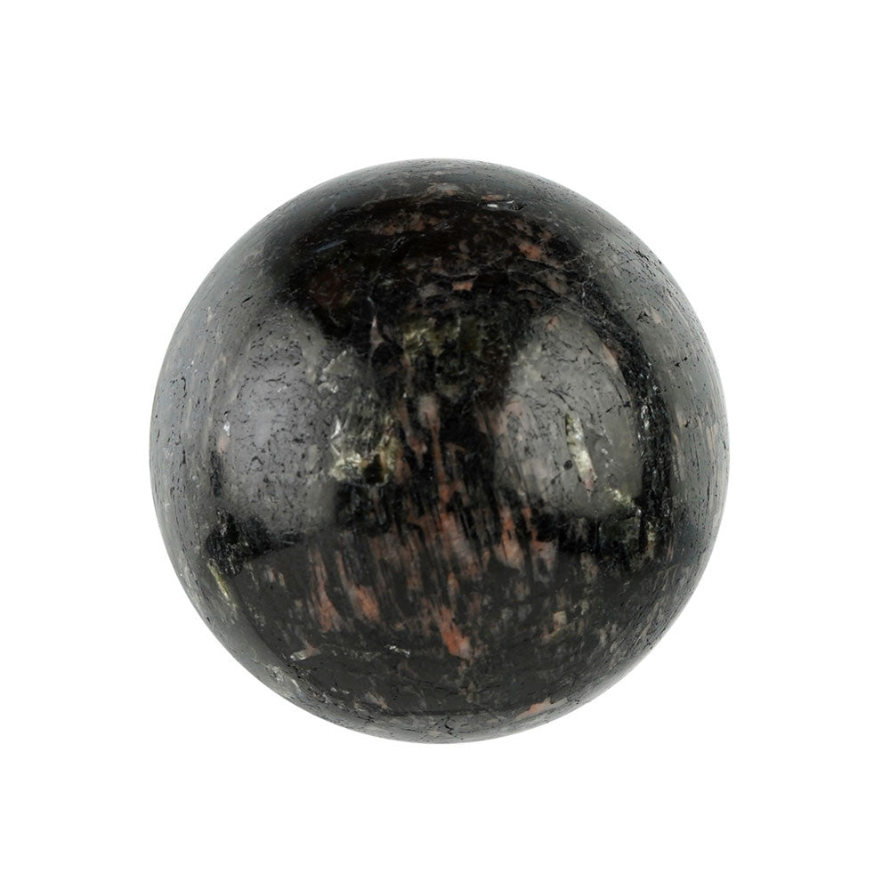Edelstein-Kugel Schwarzer Turmalin A 4 cm
