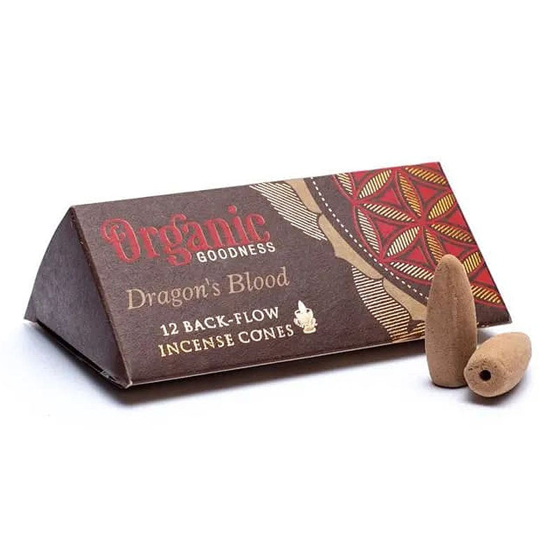 Organic - Natürliche Rückfluss Räucherkegel - Drachenblut