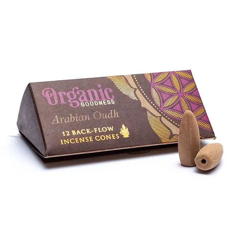 Organic - Natürliche Rückfluss Räucherkegel - Arabisches Oudh