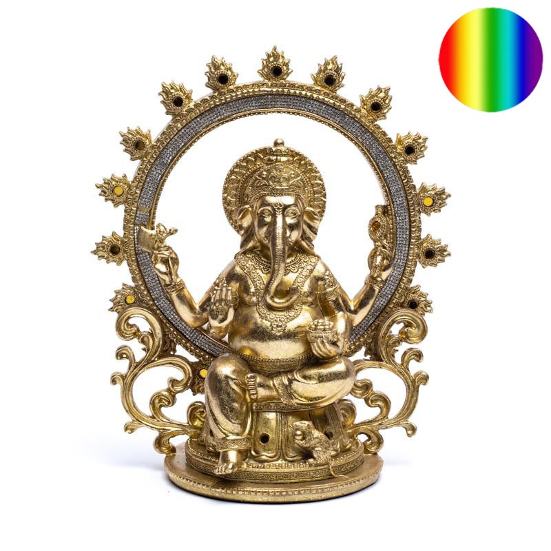 Ganesha Statue mit Feuerring