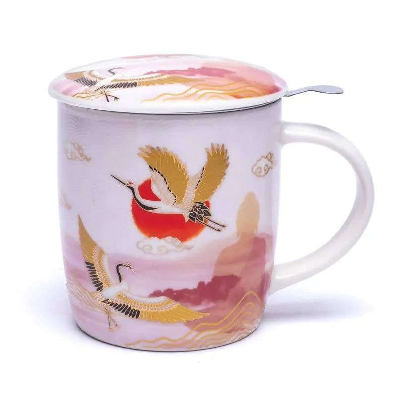 Tee-Tasse - Zen-Moment Set | mit Teesieb und Deckel