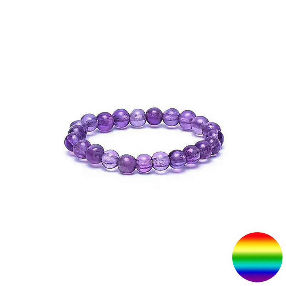 Edelstein Fingerring elastisch - Amethyst