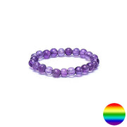 Edelstein Fingerring elastisch - Amethyst