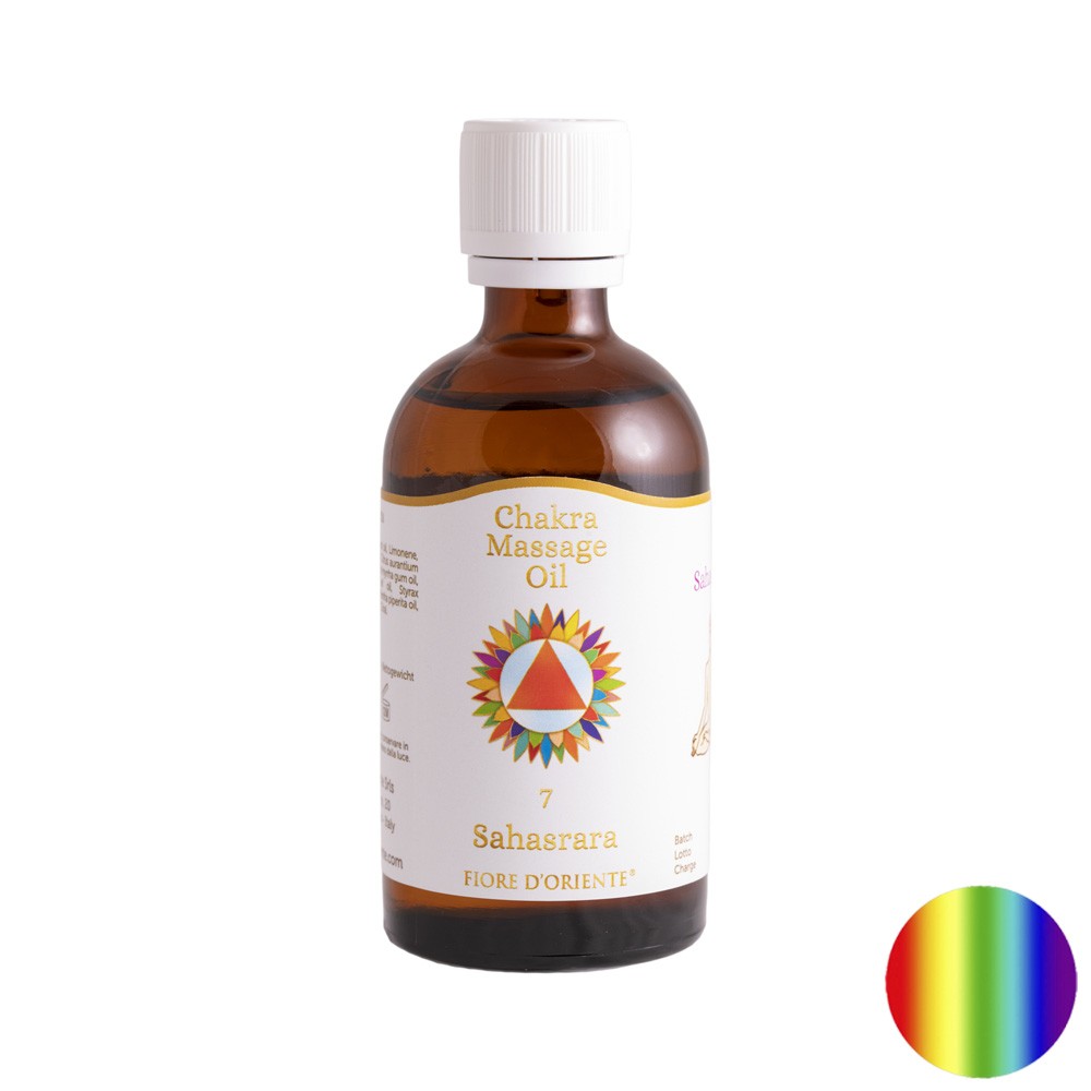 Chakra Massage Öl Fiore d'Oriente - Kronen-Chakra Sahasrara