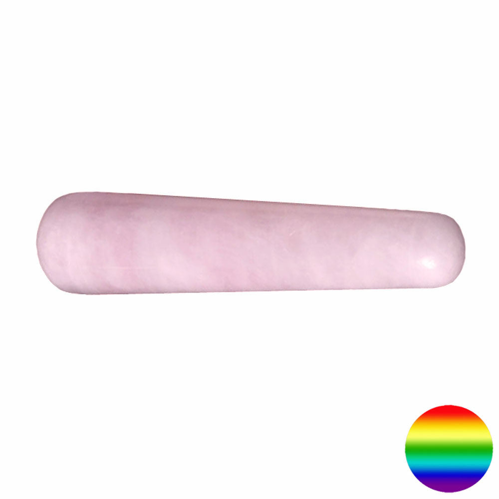 Massage-Griffel – Rosenquarz