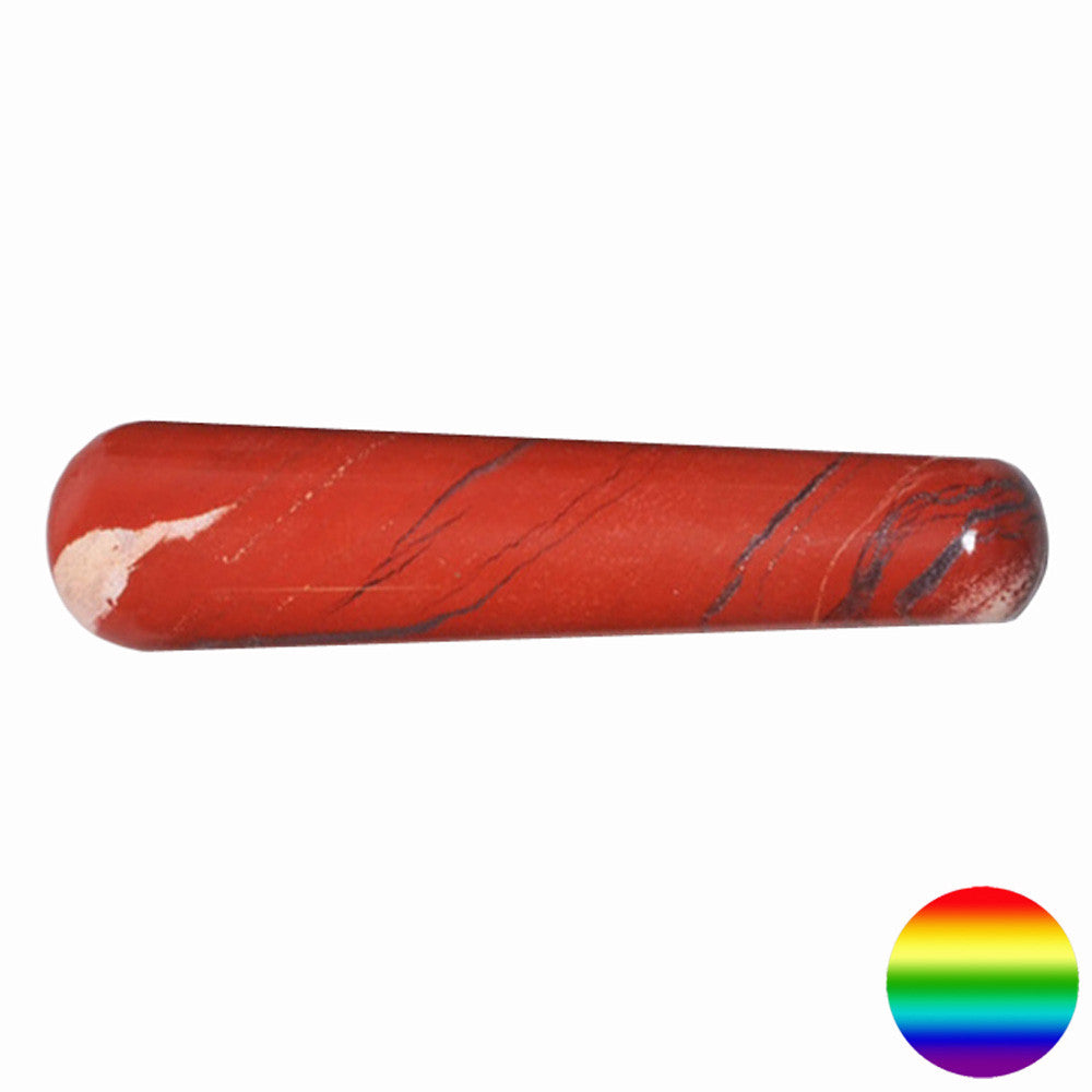 Massage-Griffel – Roter Jaspis