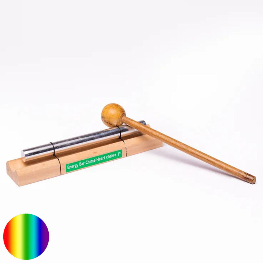 Heilungs Klangstab 4. Chakra - Ton F | wird mit Holzklopfer geliefert