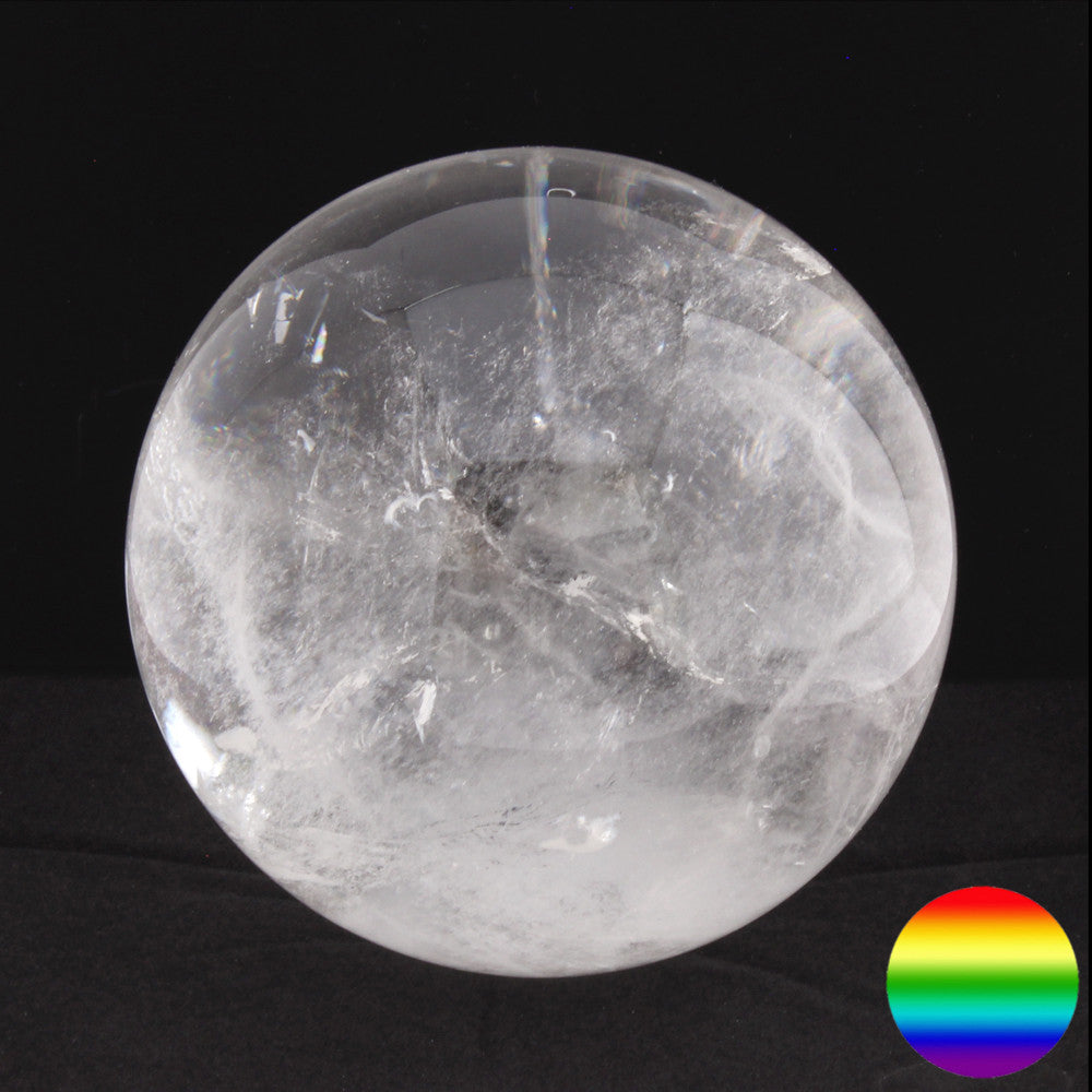 Edelstein-Kugel - Bergkristall 105mm