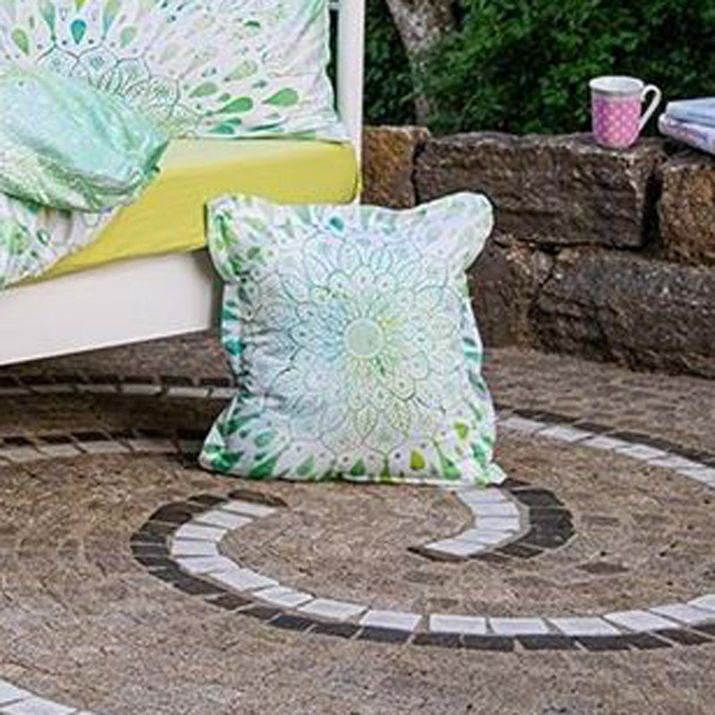 Spirit of Om Kissen 40x40cm Green Dream | mit Füllkissen FES