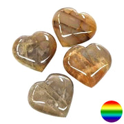 Edelstein Herz - 50mm Mondstein