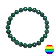 Armband 8mm Kugeln - Malachit