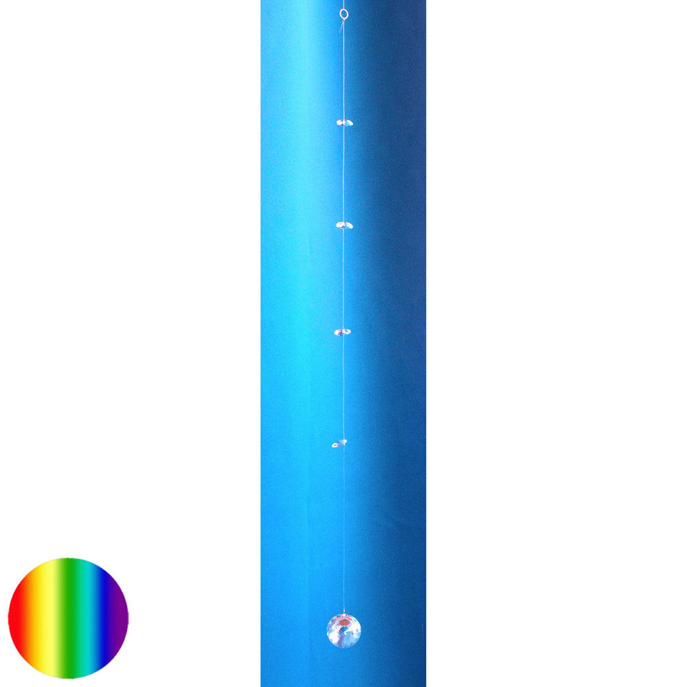 Regenbogen-Kristall Hänger - Sonne 31mm | mit vier Octagon