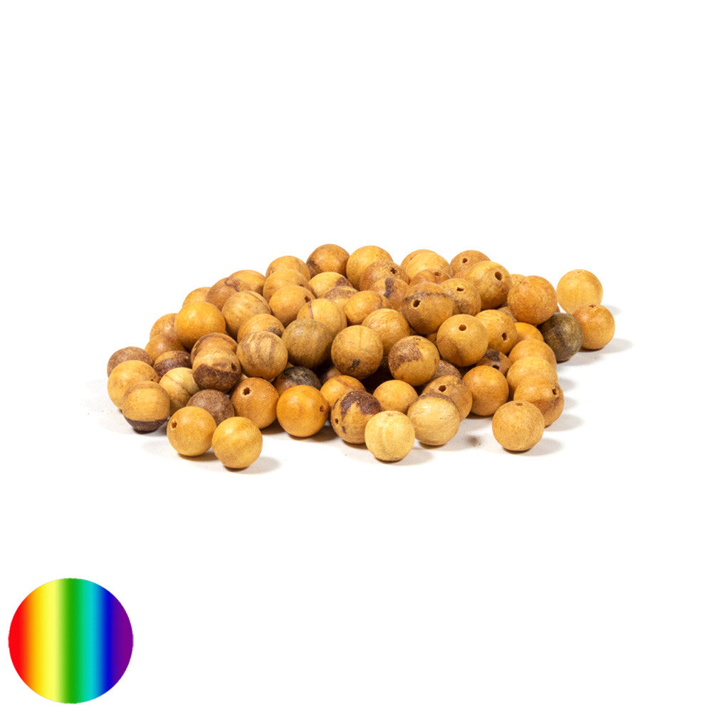Palo Santo Perlen 6mm | 100 Stück zum selber Herstellen von Schmuck