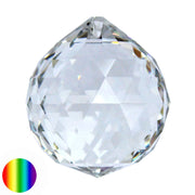 Regenbogen-Kristall - Kugel-Dreieck 40mm | 240 Facetten