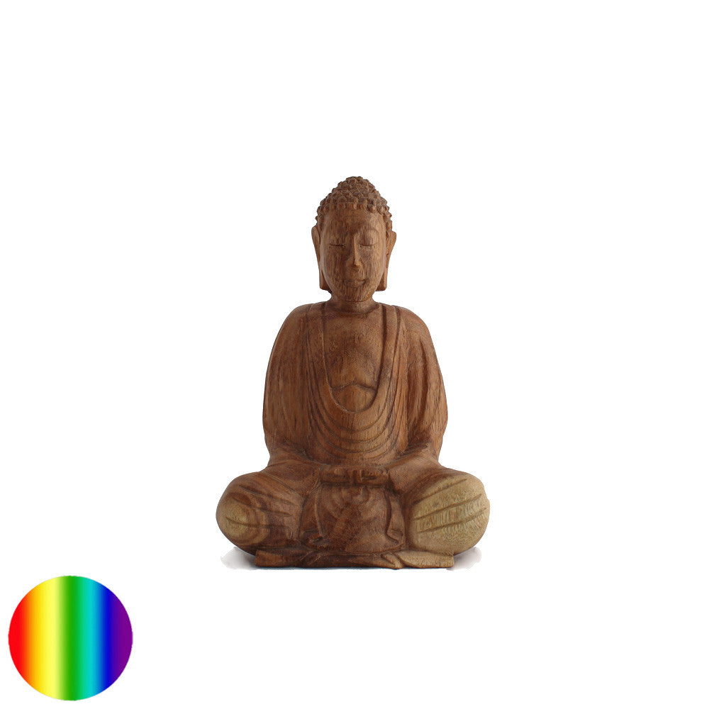 Handgeschnitzter Buddha 22cm | Soar-Holz