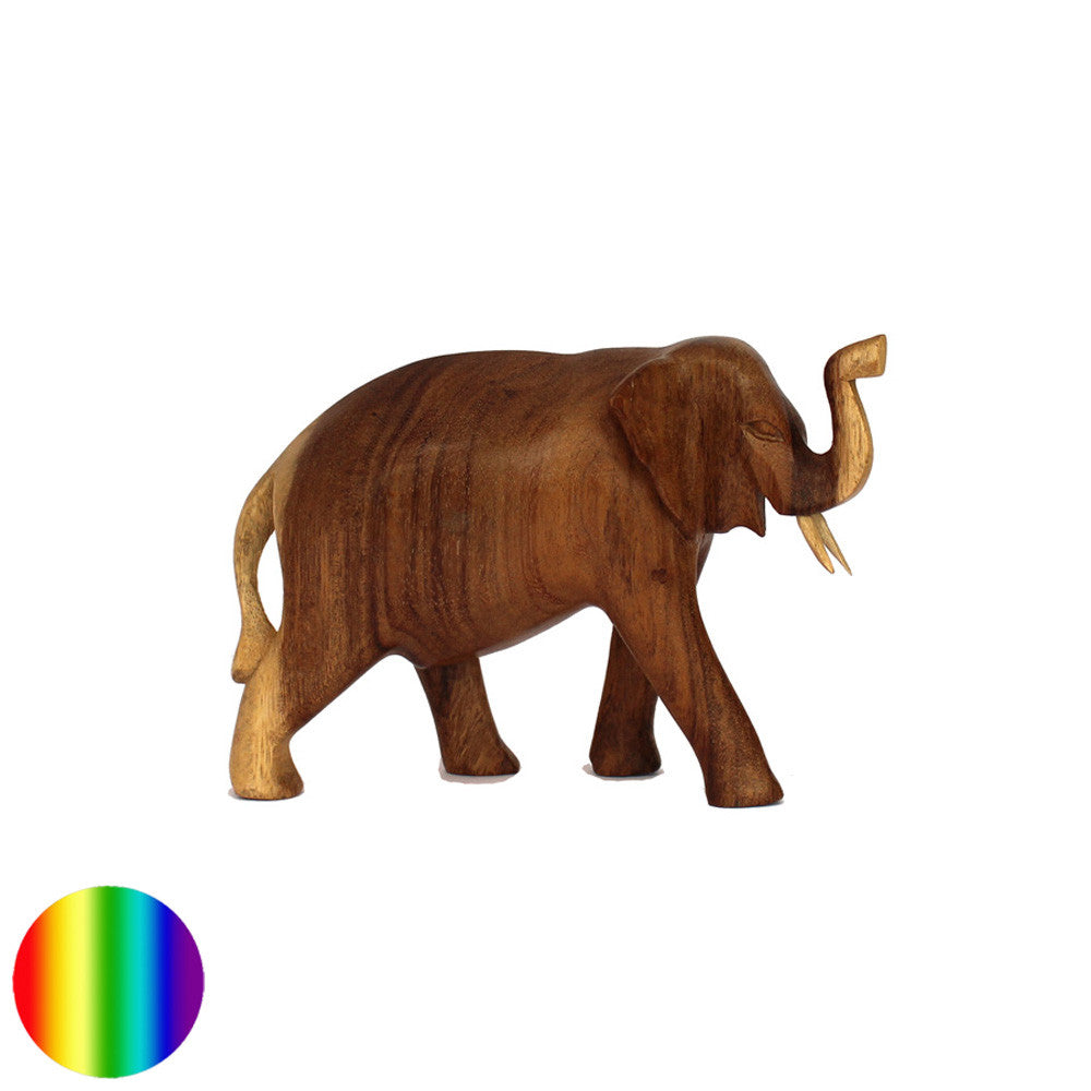 Elefanten Figur 12cm Soar-Holz | mit Originalfoto