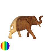 Elefanten Figur 13cm Soar-Holz | mit Originalfoto