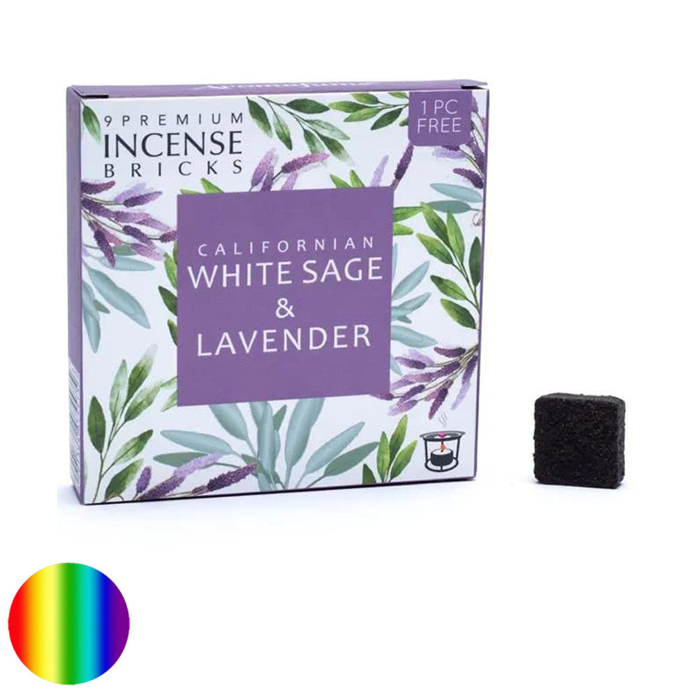 Aromafume Weihrauchblöcke - Weisser Salbei & Lavendel.| Räucherblöcke