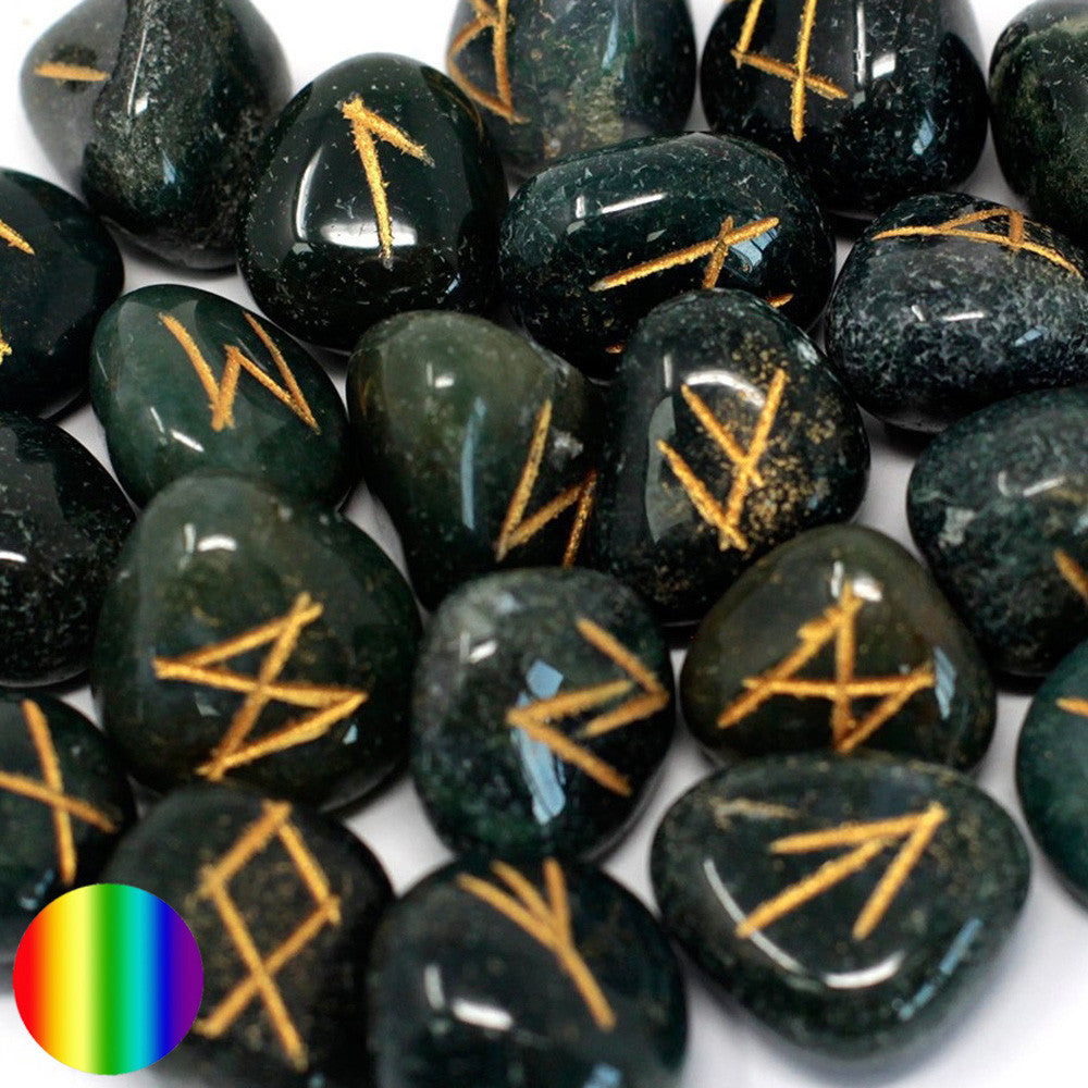 Heliotrop - Runen | im Samtbeutel mit Beschreibung