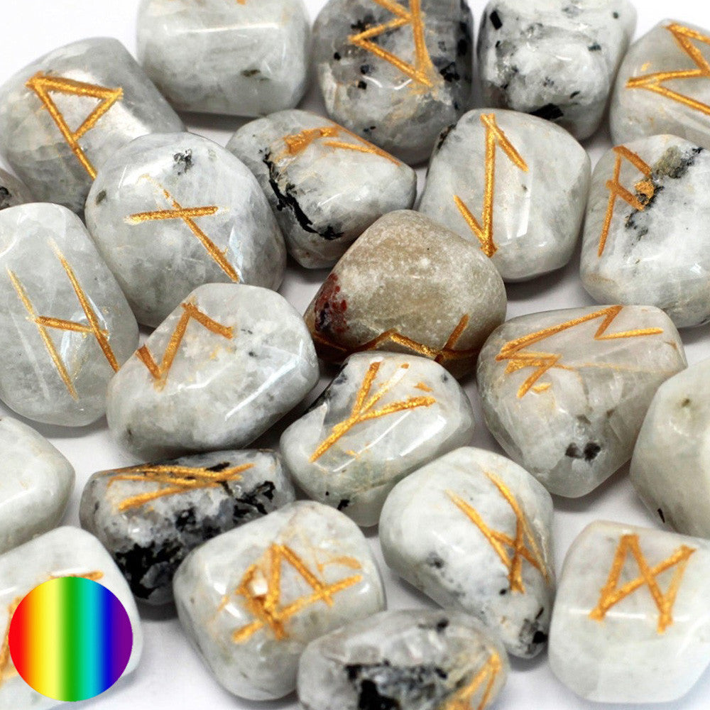 Mondstein - Runen | im Samtbeutel mit Beschreibung