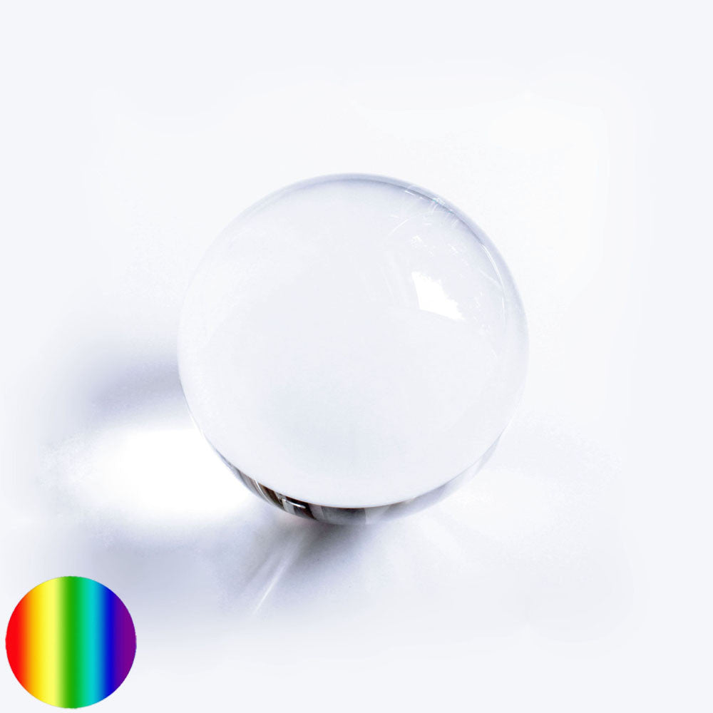 Kristallkugel aus Glas klar - 80mm | optisch rein und schlierenfrei