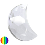 Regenbogen-Kristall - Mond 50mm | facettiert geschliffen
