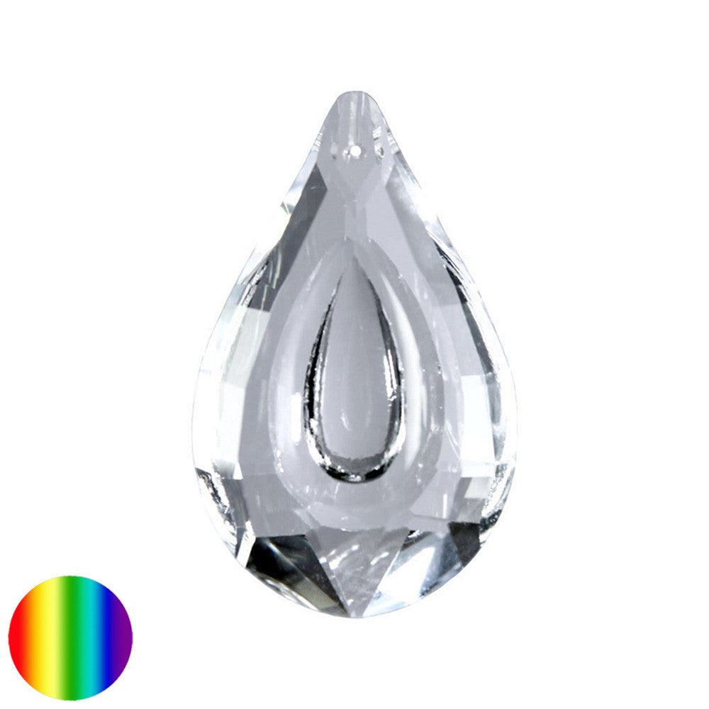 Regenbogen-Kristall - Mandel Bindi | facettiert geschliffen