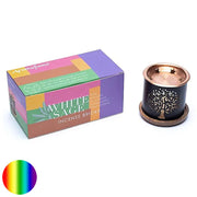 Aromafume Weisser Salbei Weihrauchblöcke - Diffuser Lebensbaum - Set