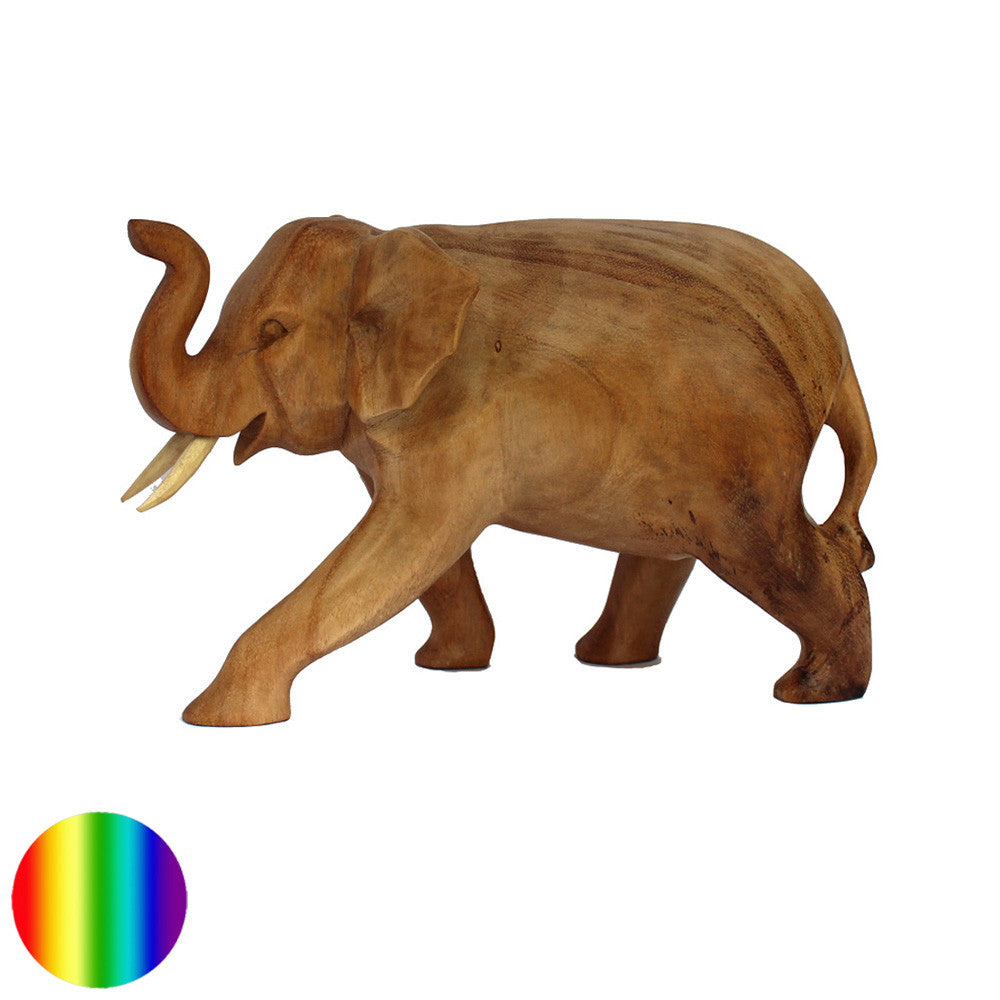 Elefanten Figur 15,5cm Soar-Holz | mit Originalfoto