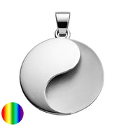 Collection inner Light - Symbolschmuck Anhänger – Ying Yang mattiert