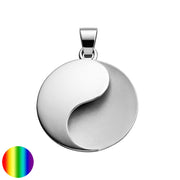 Collection inner Light - Symbolschmuck Anhänger – Ying Yang mattiert