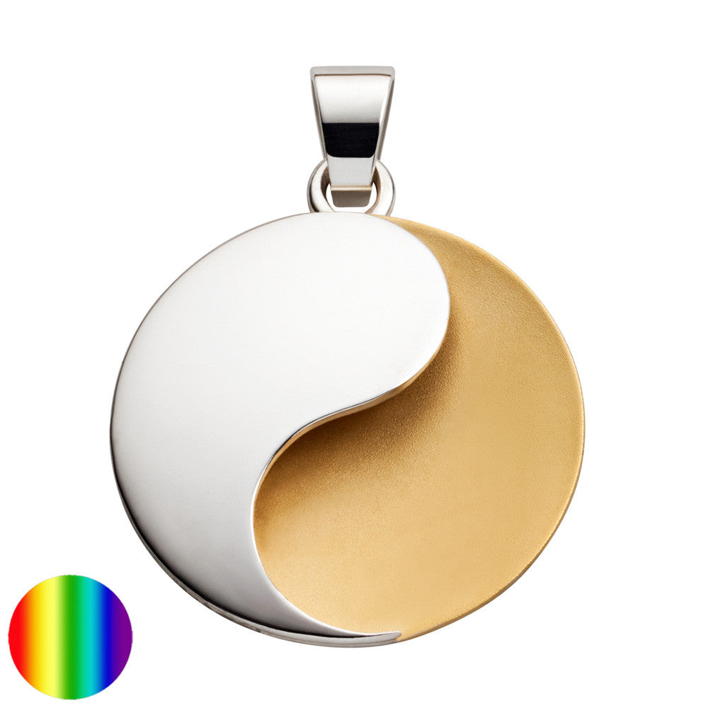 Collection inner Light - Symbolschmuck Anhänger – Ying Yang vergoldet