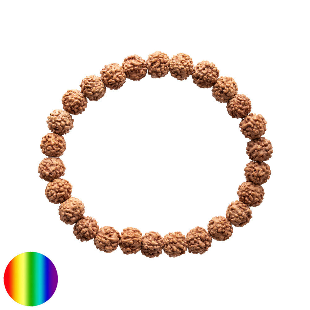 Rudraksha Armband | mit 8mm grossen Rudraksha Samen