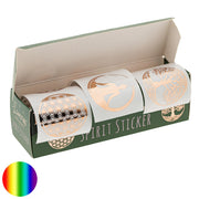 Spirit Sticker - Lebensblume Lebensbaum Buddha | rosagold transparent