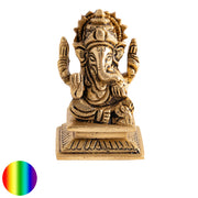 Ganesha aus Sockel - Messing  | Symbol für Glück und Erfolg