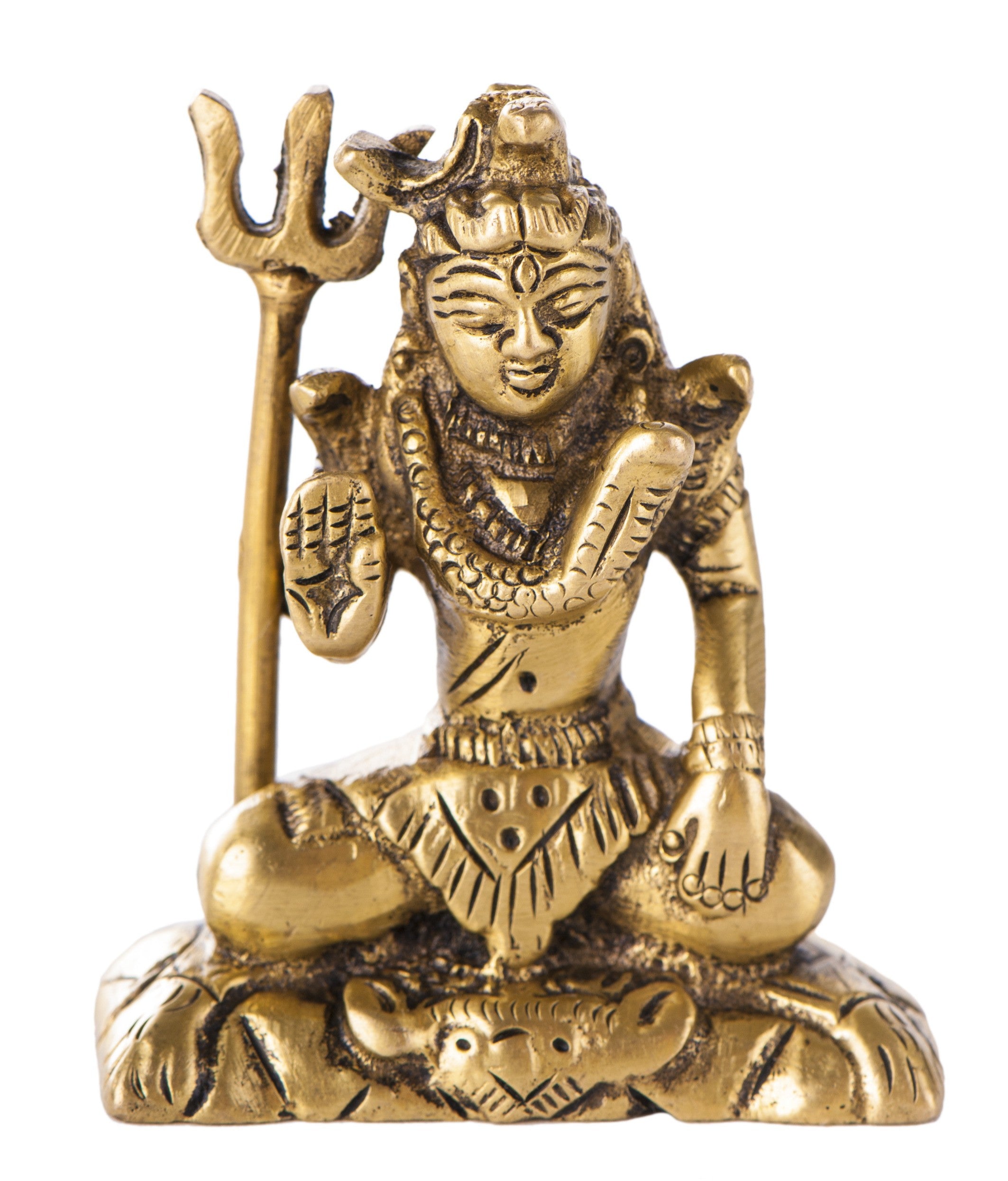 Shiva Statue aus - Messing 6cm