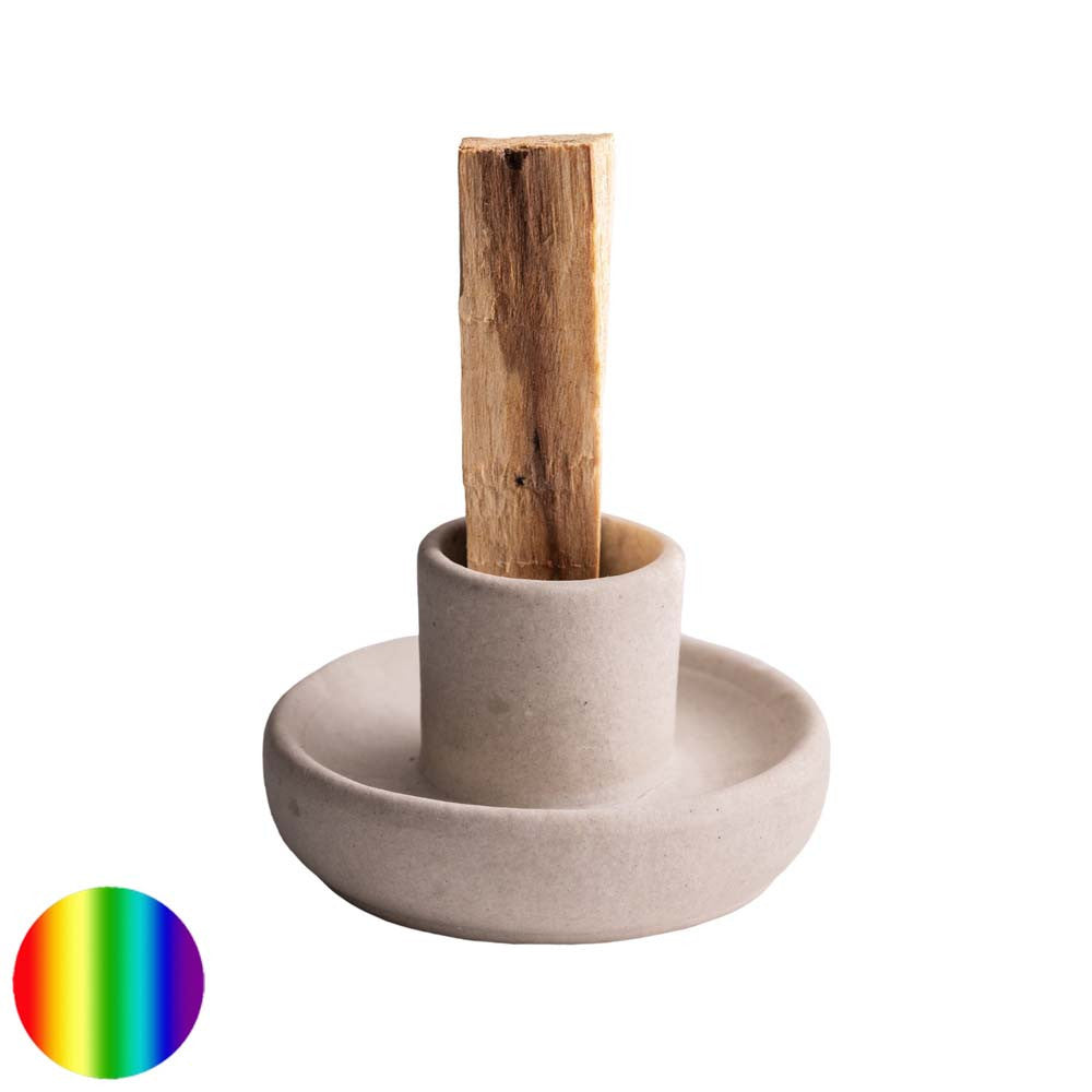 Räucherhalter für Palo Santo Sticks  | aus Ton beige