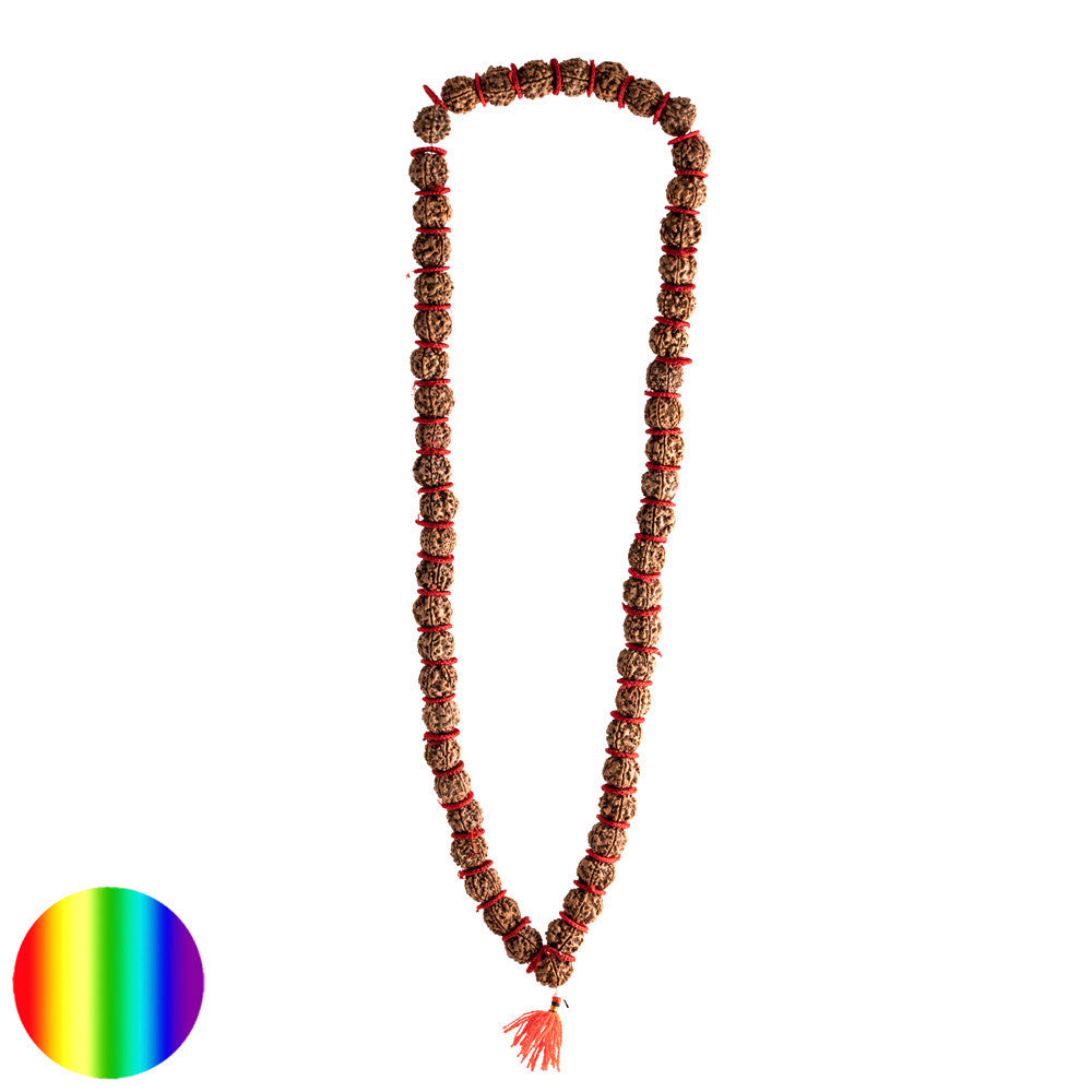 Mala - Rudraksha | mit 108 Perlen und Quaste