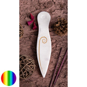 Halter Räucher-Stäbchen & Kegel | aus weissem Marmor