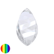 Regenbogen-Kristall - Spirale 50mm | facettiert geschliffen
